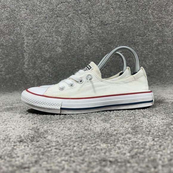 Converse Chuck Taylor All Star Shoreline 537084F Women’s Size 7 White Shoes Used - Picture 4 of 11